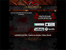 Tablet Screenshot of lamazakuatarecords.com